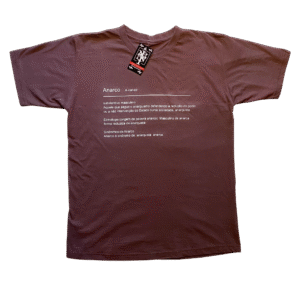 Camiseta Instiga Anarco Marrom